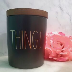 Rae Dunn Black & Gold Things Cannister